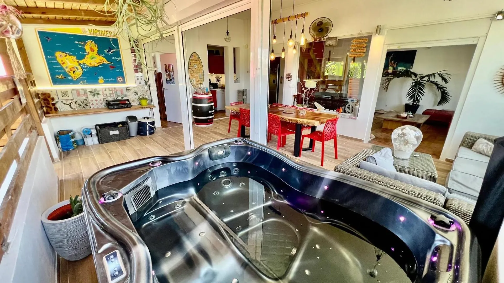 Appartement Spacieux A Sainte-Anne, Vue Sur La Mer Et Jacuzzi Gwadelupa